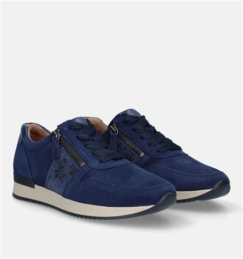 blauwe sneakers voor dames.